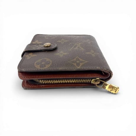 LOUIS VUITTON モノグラム コンパクト ジッピーウォレット M61667 バイフォールド