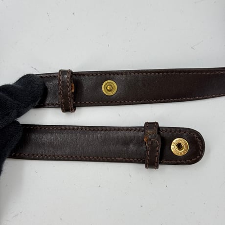 GUCCI マリーナ ショルダーバッグ レザー オールドGUCCI ゴールド金具
