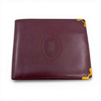 Cartier ボルドー 二つ折り 財布