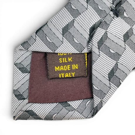 LOUIS VUITTON シルク メンズ グレー ネクタイ