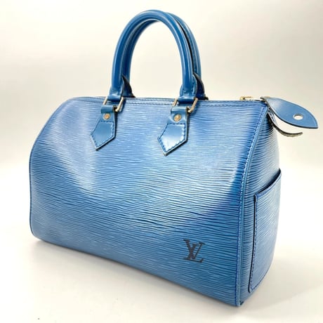 LOUIS VUITTON エピ ブルー スピーディ 25 M43015 レディース ハンドバッグ