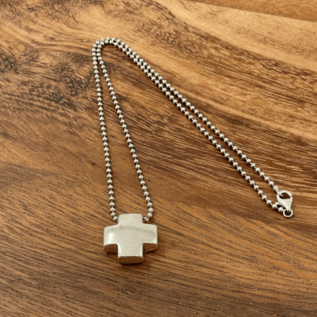 TIFFANY　ネックレス　シルバー925　クロス