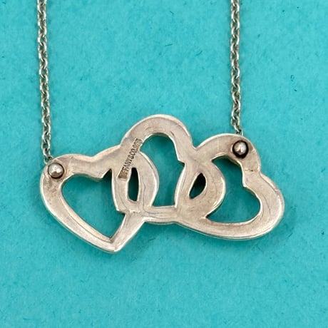 TIFFANY ネックレス トリプルハート 925 SV