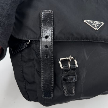 PRADA ミラノ テスートナイロン ブラック ショルダーバッグ