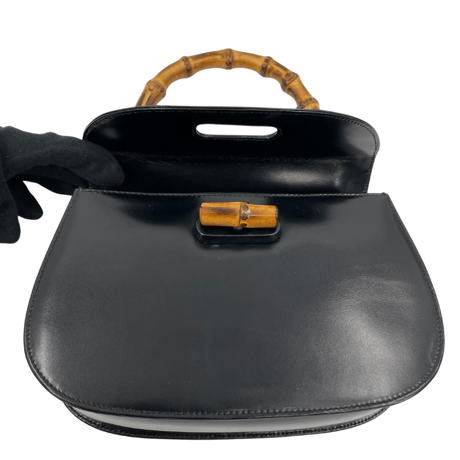 GUCCI　バンブー　2way　ブラック