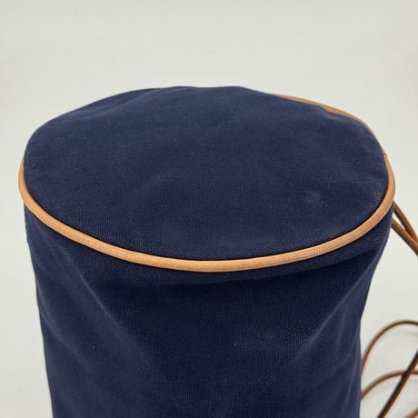 HERMES ポロションミミルPM キャンバス ネイビー バックパック ショルダー