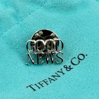 TIFFANY グッドニュース ブローチ ピンバッジ SV925