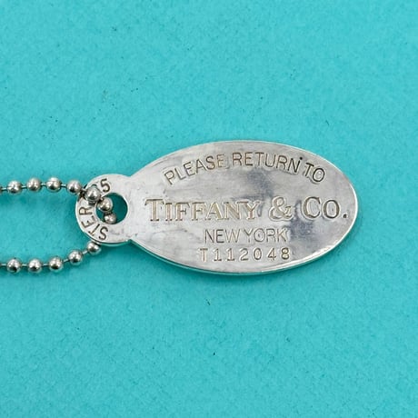 TIFFANY リターントゥ オーバルタグ ネックレス SV925