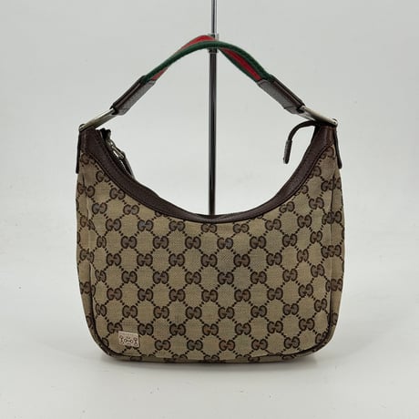 GUCCI シェリーライン ホーボーバッグ GGキャンバス ハンドバッグ