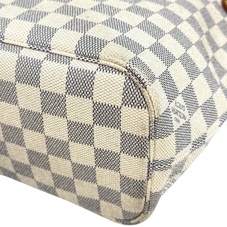 LOUIS VUITTON ネヴァーフルPM ダミエ・アズール ホワイト トートバッグ N51110