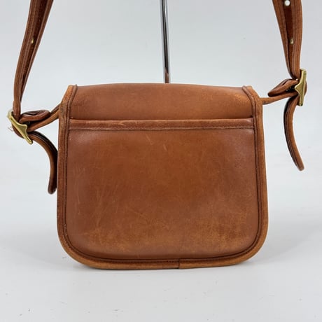 COACH オールドコーチ キャラメル ハンドクラフト レザー ショルダーバッグ