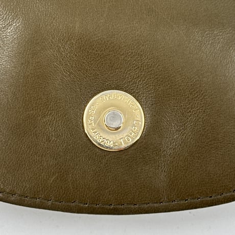 BOTTEGA VENETA イントレチャート レザー オリーブブラウン ショルダーバッグ