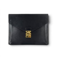 LOUIS VUITTON エピ ノワール ポルト ドキュマン セナチュール M54452 ブリーフケース