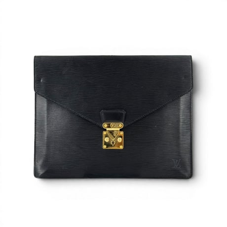 LOUIS VUITTON エピ ノワール ポルト ドキュマン セナチュール M54452 ブリーフケース