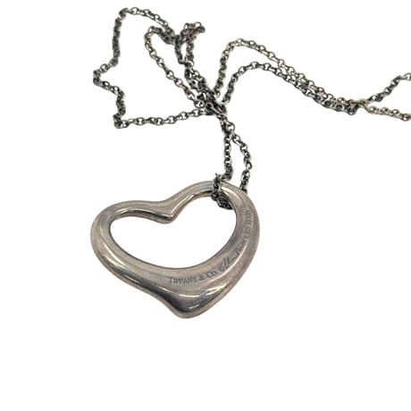 TIFFANY　ネックレス　オープンハート　大