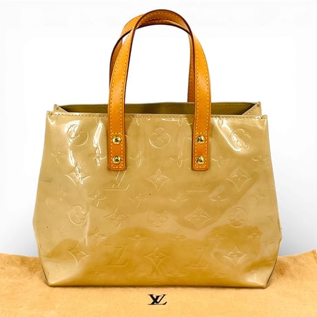 LOUIS VUITTON モノグラム ヴェルニス ベージュリードPM M91334 レディース ハンドバッグ