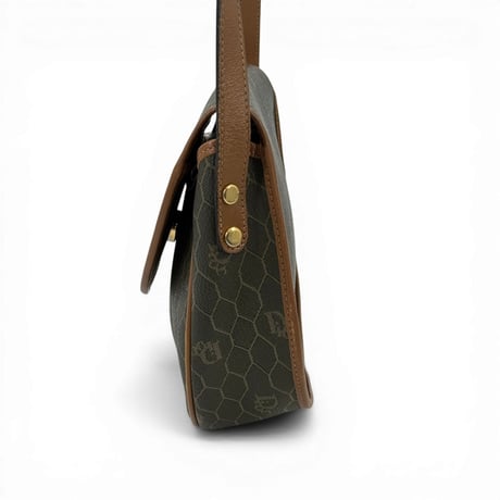 DIOR ハニーコーム PVC キャンバス トープ ショルダーバッグ