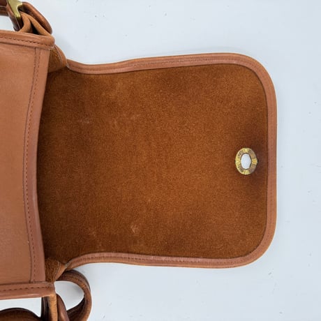 COACH オールドコーチ キャラメル ハンドクラフト レザー ショルダーバッグ