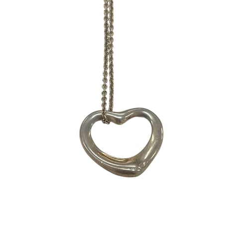TIFFANY　ネックレス　オープンハート　中