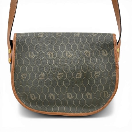 DIOR ハニーコーム PVC キャンバス トープ ショルダーバッグ