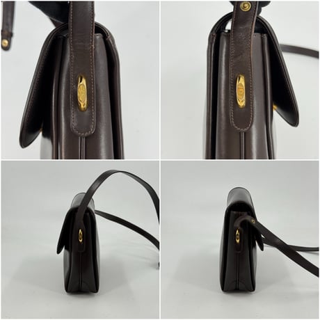 GUCCI マリーナ ショルダーバッグ レザー オールドGUCCI ゴールド金具