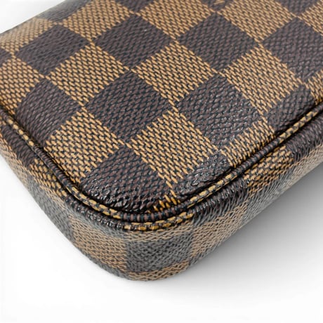 LOUIS VUITTON ダミエ エベヌ ミニポシェット アクセサリー ポーチ トTRUNKD&バッグS N58011