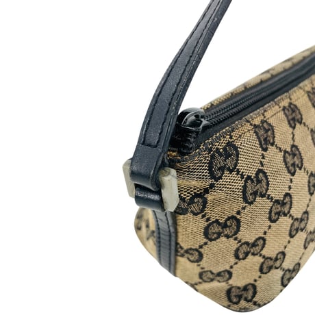 GUCCI GGブラウンキャンバス ハンドバッグ