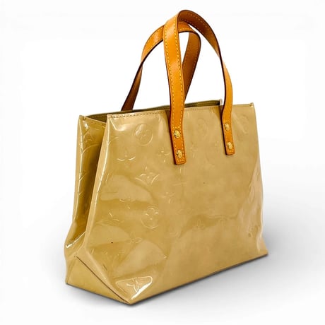 LOUIS VUITTON モノグラム ヴェルニス ベージュリードPM M91334 レディース ハンドバッグ