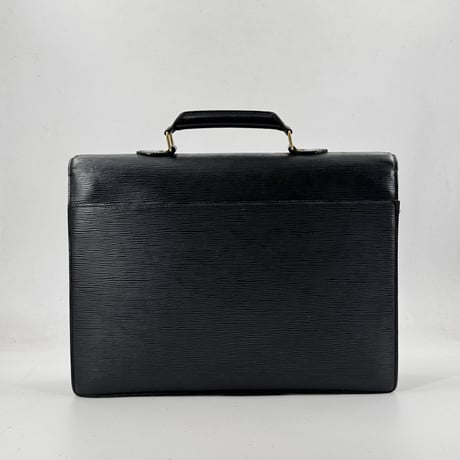 LOUIS VUITTON セルヴィエット・コンセイエ エピ ノワール ハンドバッグ M54422