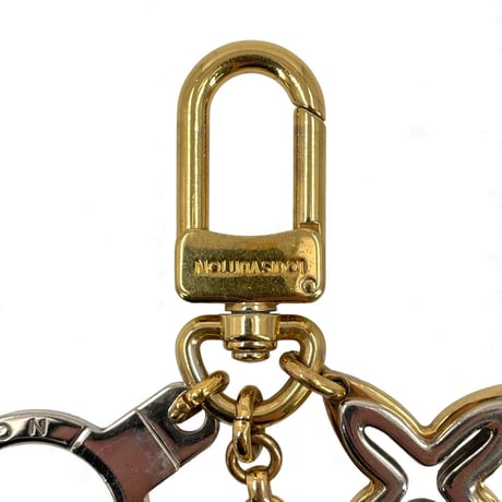 LOUIS VUITTON ゴールド/シルバー ポルトクレ アンソレンス M66133