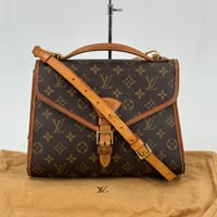 LOUIS VUITTON ベルエア モノグラムキャンバス ブラウン 2WAY 学生バッグ M51122