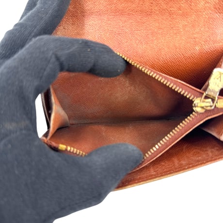 LOUIS VUITTON モノグラム ヴィンテージ トレザー ウォレット M61730