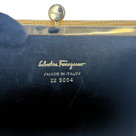 Ferragamo　ヴァラリザード　チェーンショルダーバッグ　YE