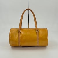 LOUIS VUITTON ベッドフォード モノグラム・ヴェルニ イエロー エナメル ハンドバッグ M91006