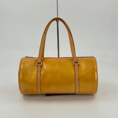 LOUIS VUITTON ベッドフォード モノグラム・ヴェルニ イエロー エナメル ハンドバッグ M91006