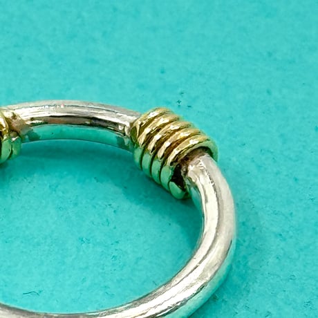 TIFFANY リング 18k バンドウィズ 2ワイヤー SV925