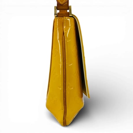 LOUIS VUITTON モノグラム ヴェルニス トンプソンストリート イエロー M91071 ショルダーバッグ