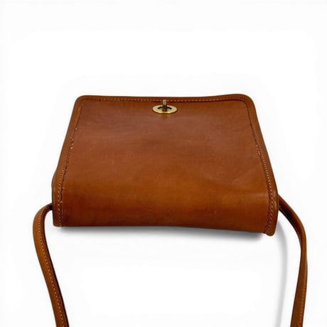 COACH オールドCOACH ハンドクラフト レザー ショルダーバッグ