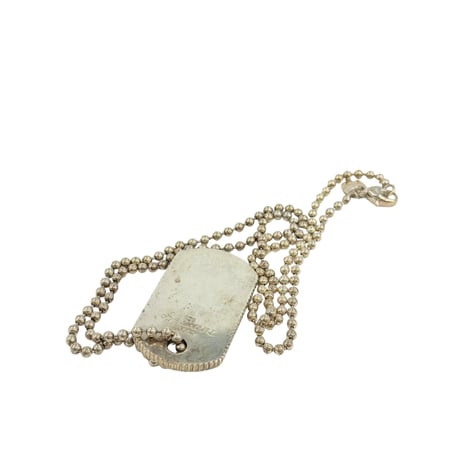 TIFFANY　 ドッグタグ　ネックレス