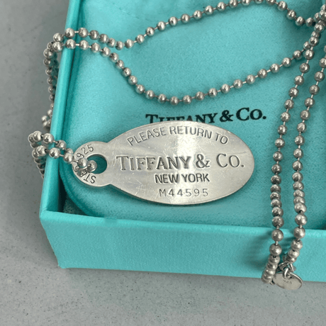 TIFFANY　ネックレス　リターントゥ　オーバルタグ