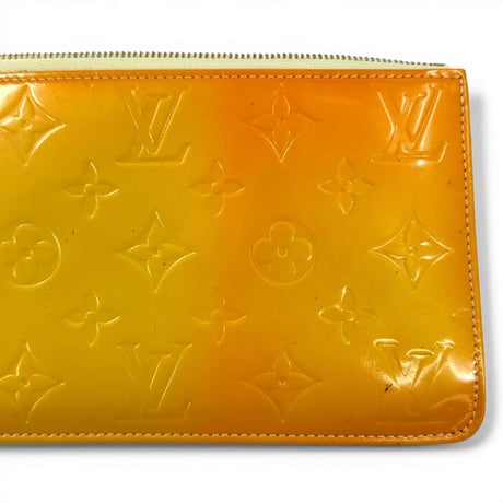 LOUIS VUITTON モノグラム ヴェルニ イエロー レキシントン M91058 ハンドバッグ