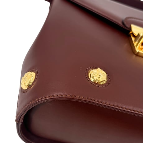 Ferragamo　ショルダーバッグ　レザー　ブラウン