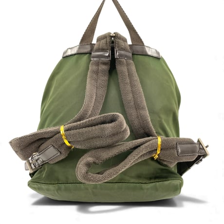 PRADA リュックサック　テスート カーキ