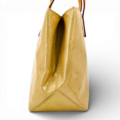 LOUIS VUITTON モノグラム ヴェルニス ベージュリードPM M91334 レディース ハンドバッグ