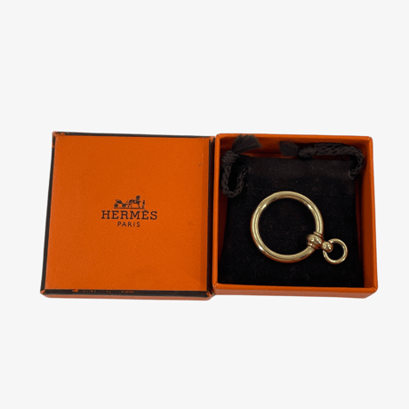 HERMES 　スカーフリング　ゴールド　GP　RA752