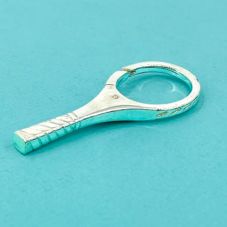 TIFFANY テニスラケット キーリング SV925