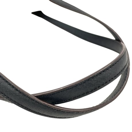 KATE SPADE New York ベージュ&ブラック レザー トートバッグ