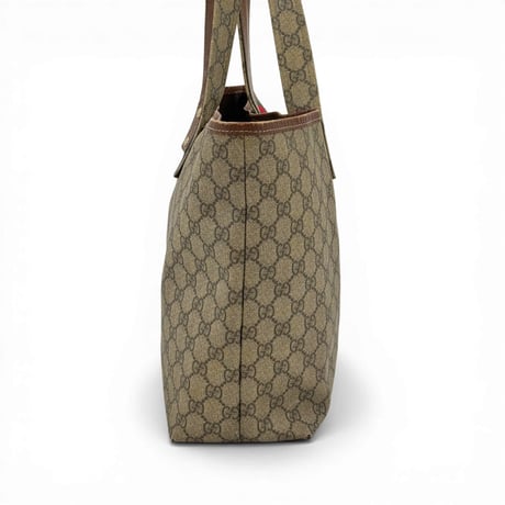 GUCCI GGスプリーム シェリーライン ベージュ トートバッグ