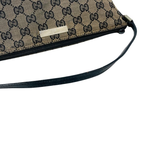 GUCCI GGブラウンキャンバス ハンドバッグ