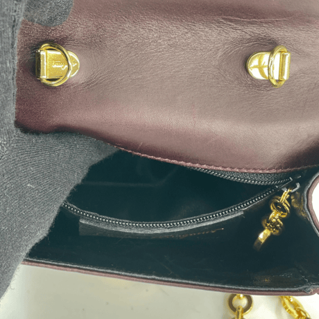 Ferragamo ガンチーニ ショルダーバッグ レザー